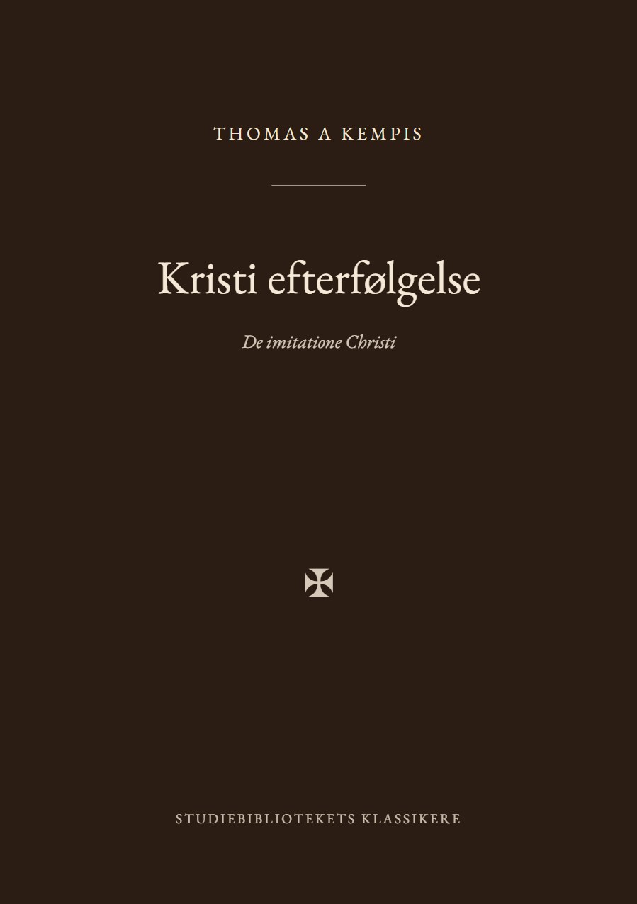 Forsiden af bogen «Kristi efterfølgelse»