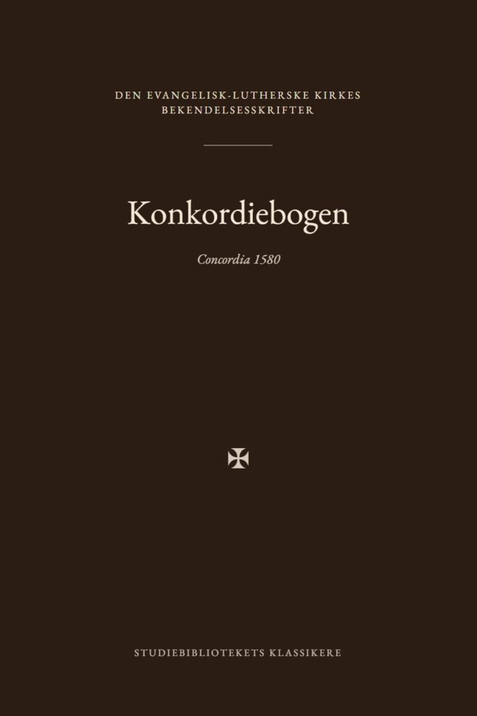 Forsiden af bogen «Konkordiebogen»