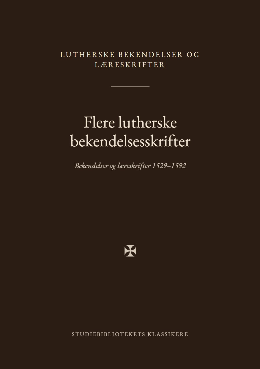 Forsiden af bogen «Flere lutherske bekendelsesskrifter»