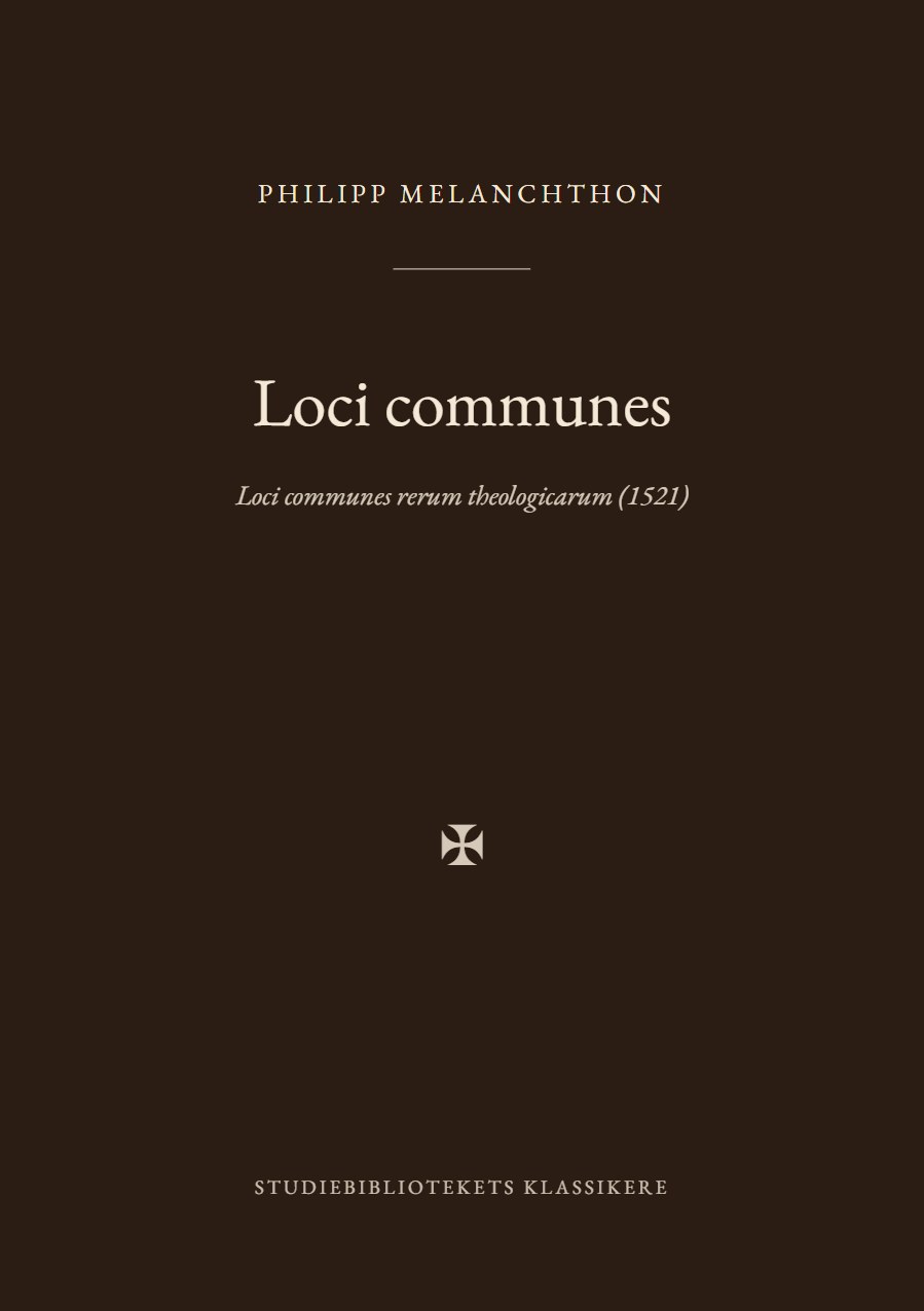 Forsiden af bogen «Loci communes»