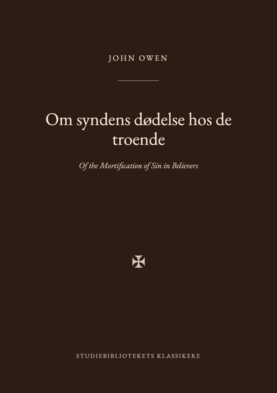Forsiden af bogen «Om syndens dødelse hos de troende»