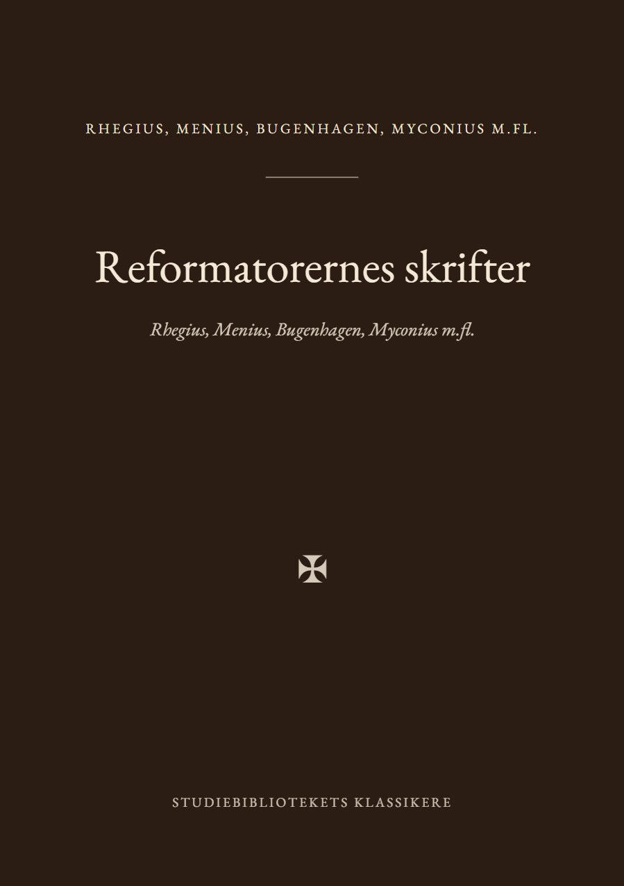 Forsiden af bogen «Reformatorernes skrifter»