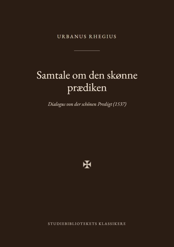 Forsiden af bogen «Samtale om den skønne prædiken»