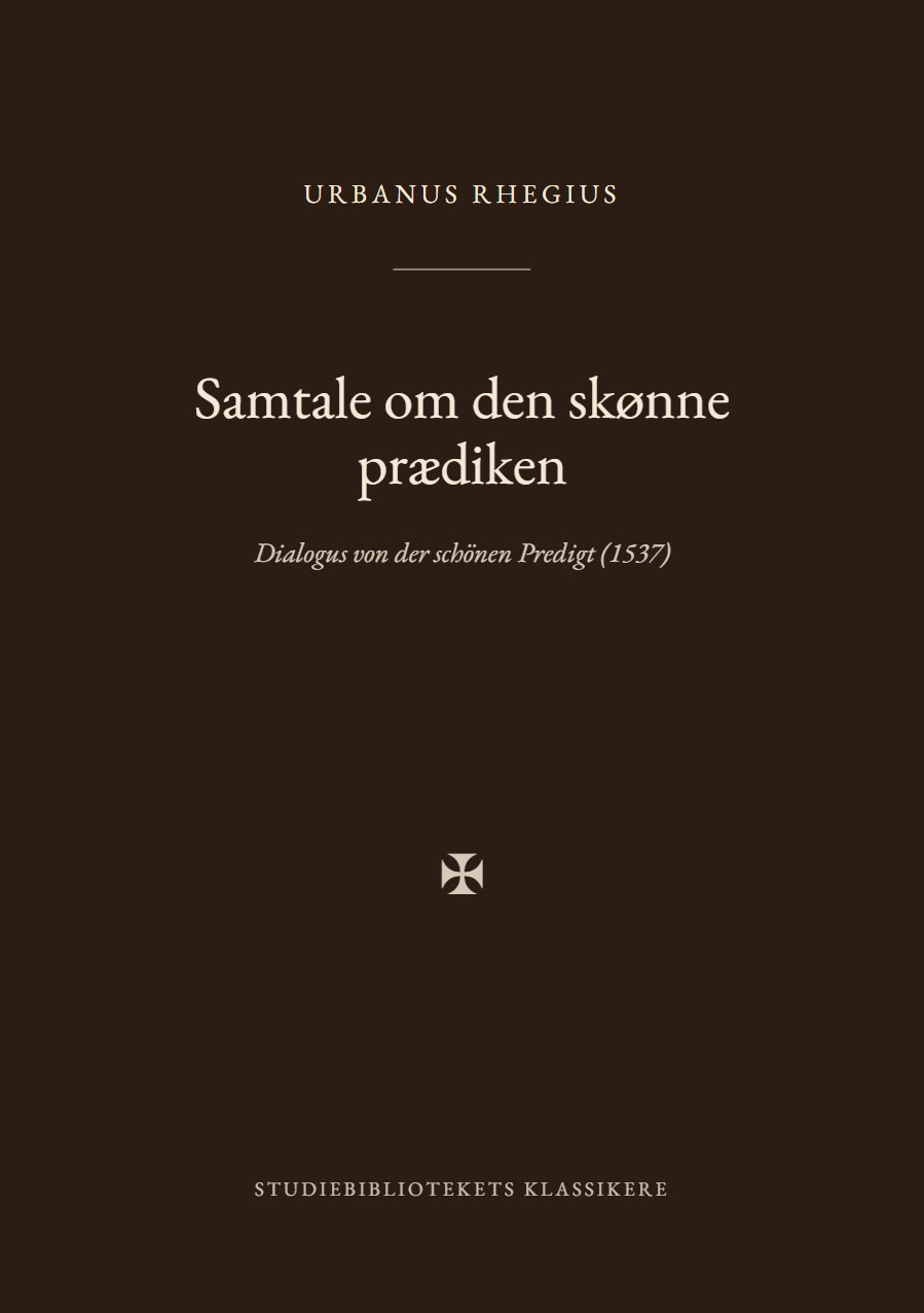 Forsiden af bogen «Samtale om den skønne prædiken»