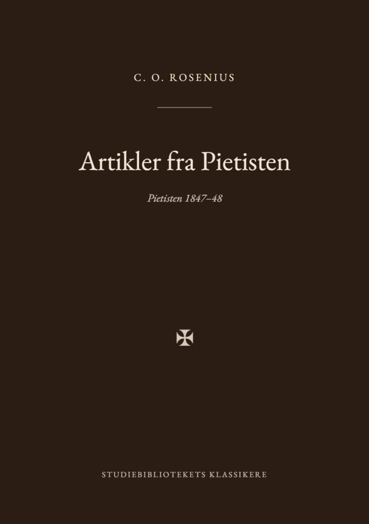 Forsiden af bogen «Artikler fra Pietisten»